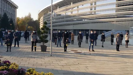 Un alt poliţist de 37 de ani a murit de Covid 19. Moment de reculegere emoţionant