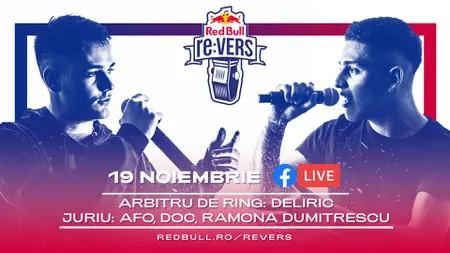 Cei mai buni MCi din România, aveţi cuvântul: marea finală Red Bull re:VERS va avea loc pe 19 noiembrie!