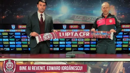 CFR Cluj a semnat cu Edi Iordănescu! Anunţul OFICIAL al campioanei