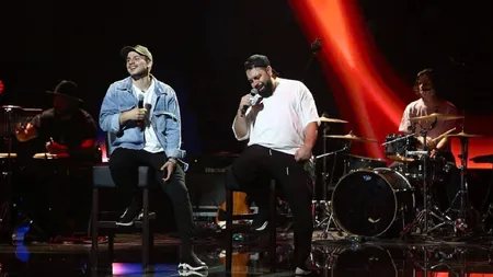 Florin Salam și Adrian Petrache, în duet pe scena X Factor
