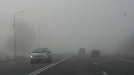 Cod GALBEN de ceață și burniță în România. Județele afectate