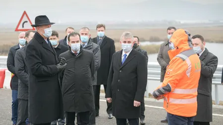 Klaus Iohannis a inaugurat şoseaua de centură Bacău. 