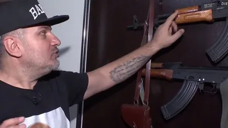 Adi de la Vâlcea, casă de 300.000 de euro. Are un seif cu zeci de arme cu glonţ, dar şi un tun în curte
