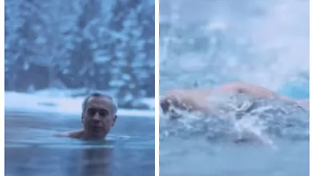 Călin Georgescu, totul despre videoclipul în care intră în apa îngheţată: Lumea mă aplauda de pe margine. Apa rece e un balsam uriaş pentru organism!