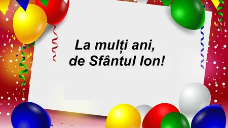 Mesaje de Sfantul Ion. Semnfificaţia numelor Ion şi Ioana