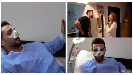 Dorian Popa a ajuns la spital. De ce și-a bandajat nasul. VIDEO
