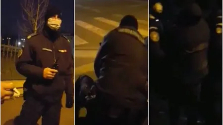 Ofiţer în rezervă, trântit la pâmânt şi încătuşat de jandarmi pentru că a refuzat să poarte mască. Jandarmeria a dispus verificări