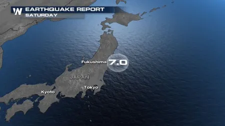 Cutremur de 7,1 grade în Japonia. Pene de curent în mai multe zone