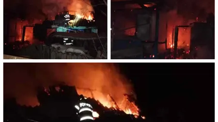 Incendiu puternic în Botoşani. Femeie găsită moartă lângă sobă