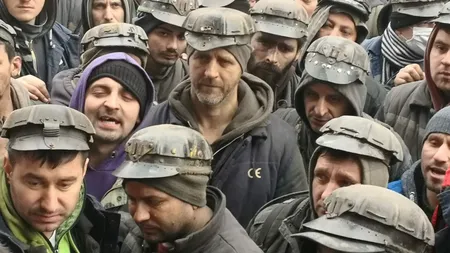 Minerii continuă protestele în Valea Jiului în ciuda promisiunilor guvernanţilor: 