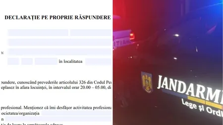 Lista restricţiilor care intră în vigoare de duminică. Descarcă AICI declaraţia pe proprie răspundere şi adeverinţa de la angajator