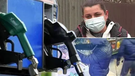 Ea este angajata benzinăriei din Bucureşti, care a pus pe fugă 3 hoţi înarmaţi: 