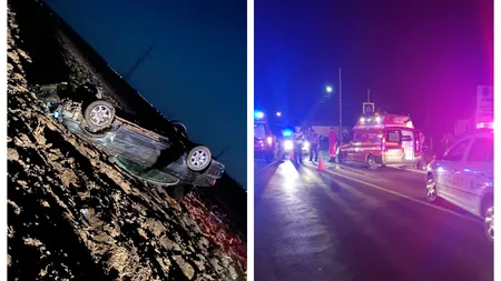 Criminal eliberat condiţionat, mort în accident de maşină. Încerca să scape de poliţiştii care îl urmăreau