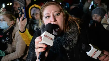 Diana Şoşoacă, la proteste: 