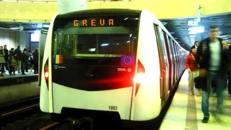 Grevă suspendată la metrou: circulaţia trenurilor s-a reluat vineri seară. Ion Rădoi: Protestul are legătură cu micşorarea salariilor şi disponibilizările anunţate