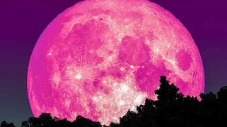 Super Luna Roz, fenomen astronomic rar în această noapte