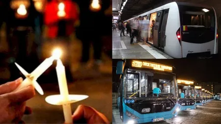 Restricții de trafic, în București, pentru noaptea de Înviere. Cum vor circula autobuzele, tramvaiele şi metroul