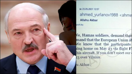 Dovada că Lukașenko a mințit în ceea ce privește motivul deturnării avionului