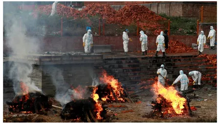 Imagini şocante din Nepal, ţară aflată în colaps sanitar din cauza Covid 19