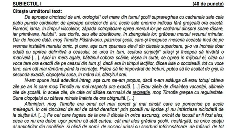 SUBIECTE ROMANA EVALUARE NAŢIONALĂ 2021 EDU.RO după model PISA. Emoţii pentru 131.000 de elevi UPDATE