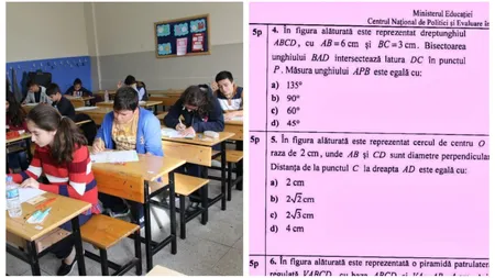 Subiecte matematică Evaluare Naţională 2021. AVEM testele! Ce le-a picat elevilor de clasa a VIII-a la matematică!