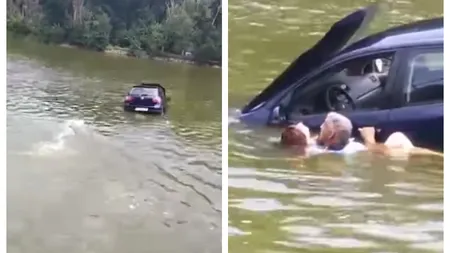 Tânăra din Iaşi care a plonjat cu maşina în lac, reţinută. Avea o alcoolemie de peste unu la mie