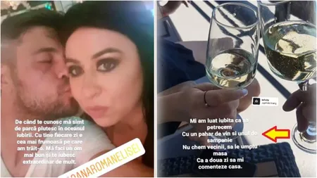 Oana Roman, într-o escapadă de lux cu Marius Elisei, chiar înainte de căsătorie. Mesajul acid transmis de Elisei: 