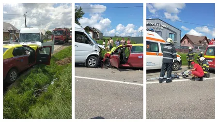 Accident înfiorător cu cinci răniţi în Neamţ. Una dintre victime, în stare gravă. Şoferul e de negăsit