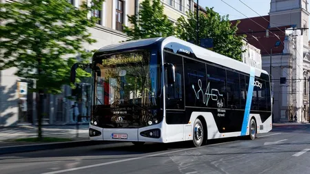 Primul autobuz 100% electric produs în România va fi testat într-un nou oraș din țară