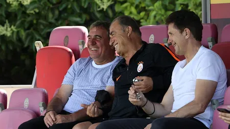 Imagini senzaţionale! Gică Hagi şi Gică Popescu, invitaţii lui Fatih Terim la antrenamentele lui Galatasaray GALERIE FOTO