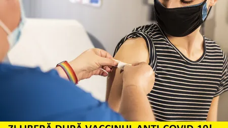 ZILE LIBERE pentru angajaţii care se vaccinează. Legea a fost promulgată de Iohannis