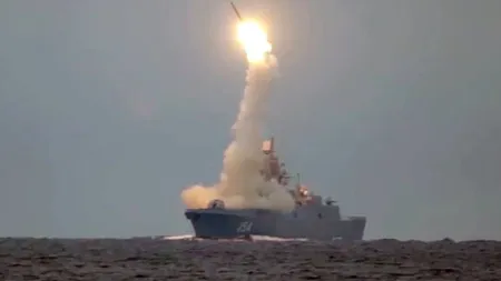 Rachetă hipersonică testată de Rusia, NATO este în alertă. Ţinta a fost atinsă la peste 350 km distanţă