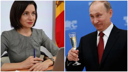 Putin, mesaj curtenitor pentru Președintele Moldovei: ”Stimată Maia Grigorievna, primiți sincere felicitări”