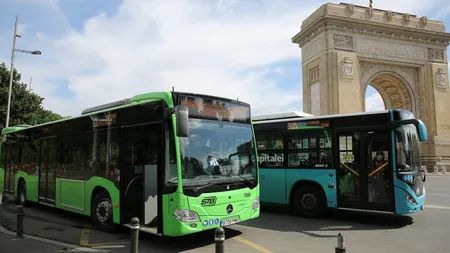 Alertă în Capitală. Un șofer de autobuz STB a fost la un pas de o mare tragedie. I s-a făcut rău și a pierdut controlul mașinii