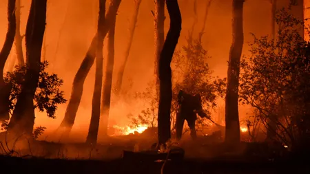 Incendiile se extind în Grecia. Aerul a devenit aproape irespirabil la Atena. Avertisment pentru turiştii români