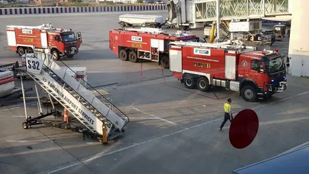 Degajare de fum la Aeroportul 