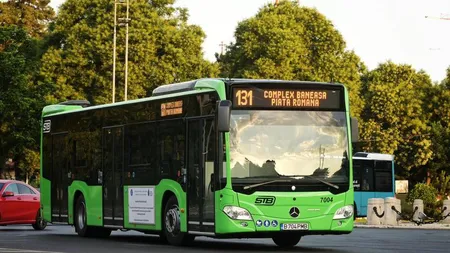 Trei persoane au ajuns la Urgență după ce șoferul unui autobuz STB a frânat brusc VIDEO