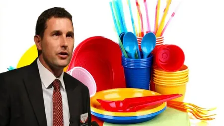 Paharele, farfuriile şi furculiţele din plastic de unică folosinţă vor fi interzise în România. Ministrul Mediului: 