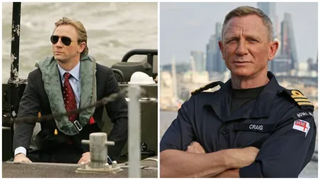 Actorul Daniel Craig a fost decorat onorific de Marina Regală britanică, asemenea personajului său James Bond