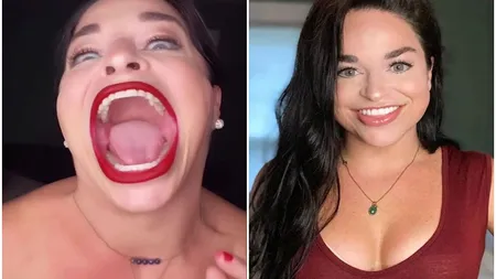 Iată cum arată femeia cu cea mai mare gură din lume. Tânăra de 31 de ani are milioane de fani pe Tik-Tok şi uimeşte internetul în fiecare zi! FOTO şi VIDEO