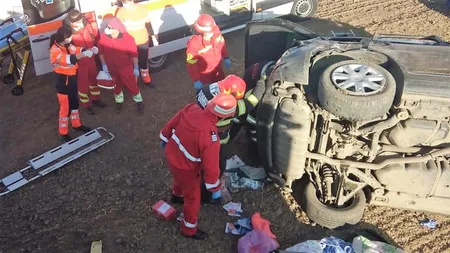 Accident grav în Tulcea: o femeie de 49 de ani a murit pe loc, alte două persoane sunt rănite grav