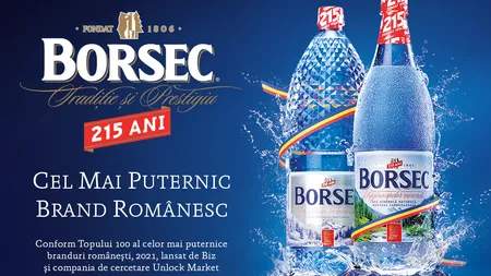 Borsec, cel mai puternic brand românesc