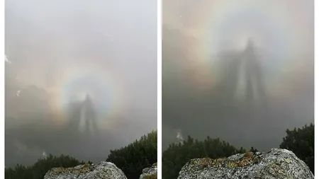 Fenomen spectaculos în Munţii Bucegi. Imagini rare cu 