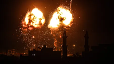 Aviaţia militară israeliană a bombardat poziţii islamiste din Fâşia Gaza