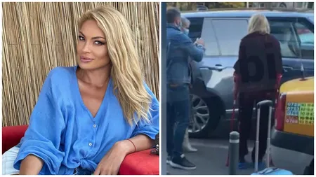 Valentina Pelinel, în cârje la ieșirea din spital! Soția lui Cristi Borcea, de nerecunoscut din cauza problemelor de sănătate