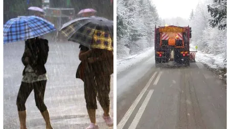 Prognoza meteo 9 octombrie. Se anunţă frig, ninsori şi ploi în weekend