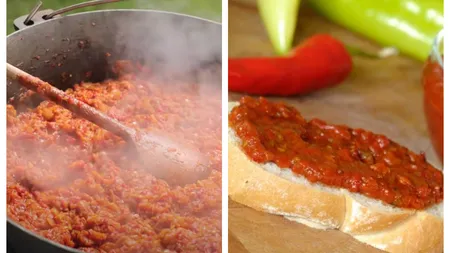 Zacuscă de vinete la ceaun. Secretul unei reţete delicioase pentru la iarnă