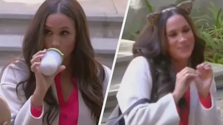 Ar fi putut sa fie prinţesă, dar a ajuns să facă farse penibile la TV. Casa Regală a Angliei e în stare de şoc după ce a văzut imaginile cu Meghan Markle VIDEO
