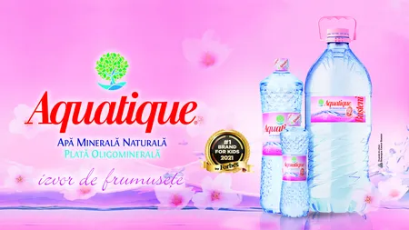Aquatique, cel mai de încredere brand de apă minerală plată pentru copii