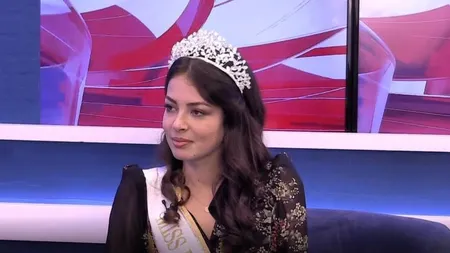 Miss Universe România 2021 s-a vaccinat cu doza a treia. Cum a fost fotografiată Carmina Olimpia Cotfas
